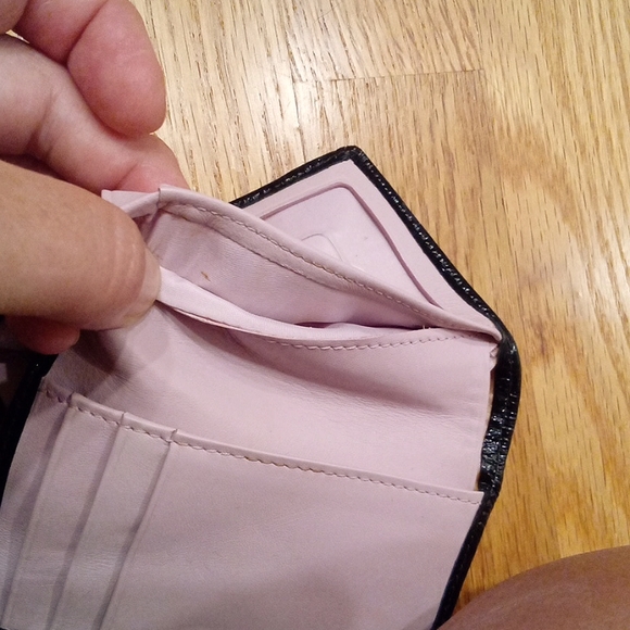 COACH Black Zebra Metallic Wallet - Picture 7 of 8